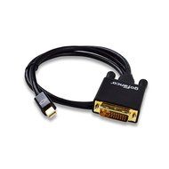 gofanco [5-pack] Gold Plated 6 Feet Mini DisplayPort to DVI Adapter Cable (Black) - Thunderbolt 2 Compatible for... N27