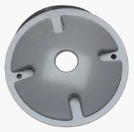 Hubbell Electrical Round Lampholder Cover Gray by Hubbell Electrical Prod
