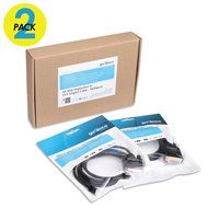 gofanco [5-pack] Gold Plated 6 Feet Mini DisplayPort to DVI Adapter Cable (Black) - Thunderbolt 2 Compatible for... N30