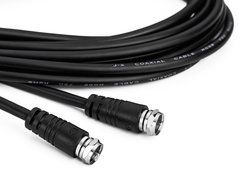 ViewTV Coaxial Cable (50 Feet) with Coaxial Coupler - Extend Your Digital TV Antenna Cable N5