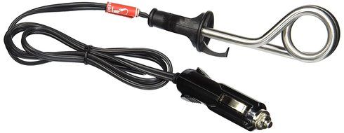 Ovente CH112 12V Portable Travel Car Immersion Heater, Black N2