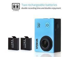 WiMiUS 4K Sports Action Camera Wifi Full HD 1080P 60fps 16MP 2.0 inch Waterproof Video Camera Car Helmet Camcorder...
