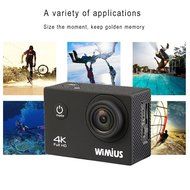 WiMiUS 4K Sports Action Camera Wifi Full HD 1080P 60fps 16MP 2.0 inch Waterproof Video Camera Car Helmet Camcorder... N2