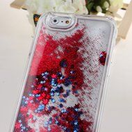 iPhone 7 Case, PHEZEN Christmas Tree Santa Claus Design Cool Quicksand Moving Stars Bling Glitter Floating Dynamic... N19