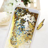 iPhone 7 Case, PHEZEN Christmas Tree Santa Claus Design Cool Quicksand Moving Stars Bling Glitter Floating Dynamic... N20