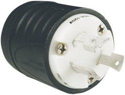 Pass &amp; Seymour #L530PCCV3 30A 125V Black Lock Plug by Pass &amp; Seymour
