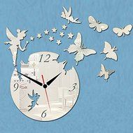 EverTrust(TM) New Wall Stickers Home Decoration Diy 3d Acrylic Mirror Clock Wall Clocks Horloge Watch Quartz Living... N3