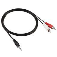 Zune, iPod, iRiver, Audiovox FMM100 Compatible Stereo 3.5mm to 2 x RCA Audio Y-Adapter Cable (6 FT.) N2