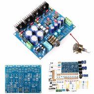 ELEGIANT Dual 12-18V Power Supply Headphone Amplifier kit Chassis Amplifier Module Based On Beyerdynamic