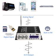 Bluetooth Car Amplifier, ELEGIANT Mini Hi-Fi Stereo Audio AMP with Remote Control,Support FM/MP3/TF/USB/DVD for... N5