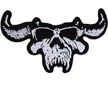 10.3x6 Cm Danzig Skull Punk Rock Heavy Metal Music Band Logo Patch By Botan