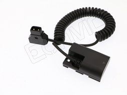 Eonvic D-Tap to Canon LP-E6 Dummy Battery Adaptor Power Coiled Cable N5