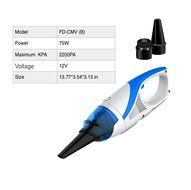 Cordless Car Vacuum Mini Cleaner Hand Vac, 75 W&#65295;12V&#65295;2200Pa Strong Suction , Equipped with Multi-Nozzle / Mini... N5