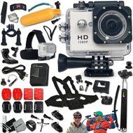 KoolCam AC200 Waterproof ACTION Camera / Camcorder HD 1080p + COMPLETE Accessories Kit Includes: Head Strap +...