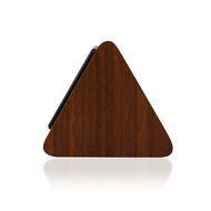 GEARONIC TM Modern Triangle Wood LED Wooden Alarm Digital Desk Clock Thermometer Classical Timer Calendar Updated... N21