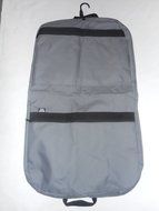 36 Inch Garment Bag 600 Denier Polyester,two Pockets,carry on Bag Made in U.s.a. (Gray) N9