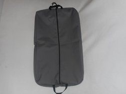 36 Inch Garment Bag 600 Denier Polyester,two Pockets,carry on Bag Made in U.s.a. (Gray) N12