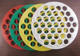 Lot 4 Russian Plastic Mold Pelmeni Dumplings Ravoili