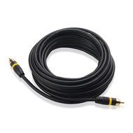 Cable Matters 2-Pack, Gold Plated Subwoofer RCA Audio Cable 15 Feet N10