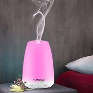 100ml Foneso Essential Oil Diffuser Ultrasonic Aromatherapy Cool Mist Humidifier Whisper Quiet Waterless Auto... N4