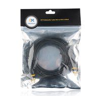 Cable Matters 2-Pack, Gold Plated Subwoofer RCA Audio Cable 15 Feet N11