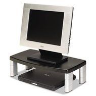 Mmm C-3M Extra-Wide Adjustable Monitor Stand Riser ,Adj Monitr ,Bk (Pack Of 3 N3