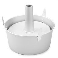 Nordic Ware Natural Bakeware Aluminum 2 Piece Angel Food Pan with Cooling Feet