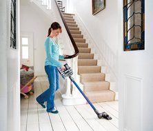 Dyson DC44 Animal Bagless Cordless Stick Vacuum: Blue/Iron (Certified Refurbished) N6