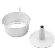 Nordic Ware Natural Bakeware Aluminum 2 Piece Angel Food Pan with Cooling Feet N3