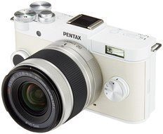 Pentax single-lens camera (Pure White) double zoom kit regular color PENTAX Q-S1