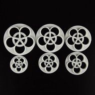 reentry-phenomenon Fondant Cake Sugar craft Decor Cookie Rose Flower Mold Gumpaste Cutter Tool