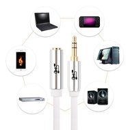 Super HD 3.5mm Aux Stereo Audio Extension Cable Slim Male to Female Type 24K Gold Plated Step Down Design Metal... N16