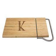 Cathy's Concepts Personalized Bamboo Cheese Slicer, Letter A N63