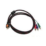Caxico 3M 10Ft 19 Pin HDMI Type A Male to 3 RCA Male Plug Audio Video cable
