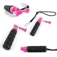 DURAGADGET Limited Edition, Waterproof Hand Grip Pole / Monopod with Wrist Strap in Black &amp; Yellow - Compatible... N56