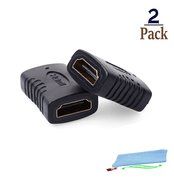 SinLoon（2-PACK) HDMI Coupler Female to HDMI Female HDMI Connection Adapter,In-Line Coupler M-AV003,HDMI straight... N2