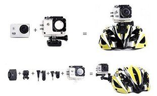 Happycamping SJ4000 Sports Action Camera 1080P 1.5 Inch 140 Degree Wide Angle Outdoor Sports Home Security HD... N5