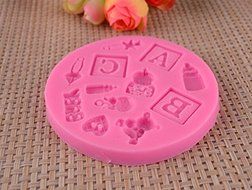 HSE Hot Cute Cartoon Letters Animals Cake Silicone Mold Fondant Cake Decorating Tools Chocolate Muffin Mould Bakeware N2