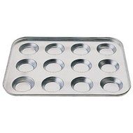 WIN-WARE Aluminum 12 cup bun sheet / tray / pan . Standard finish bun sheet with 12 deep cups - ideal for baking...