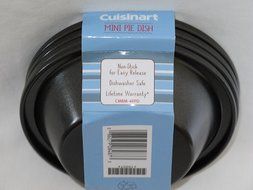 Cuisinart 4 Piece Round Dish Set, Mini, Steel Gray