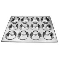New Star Foodservice 37821 Commercial Grade Aluminum 12-Cup Muffin Pan