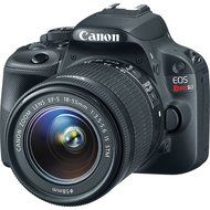 Canon EOS Rebel SL1 DSLR Camera + Canon 18-55mm IS STM Lens + Canon 75-300mm III Lens + Flash + 0.43X Wide Angle... N2