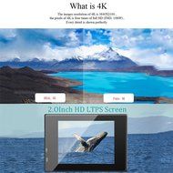 Coolbiz F68 Wifi 4K Ultra HD 2.0 Screen 170 Viewing Angles Adjustable Waterproof Outdoor Sports Action Camera N5