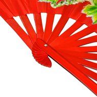 Chinese Kung Fu Tai Chi Fan Arts Dance/Practice Performance Bamboo Folding Fan (Dragon And Phoenix blue background) N24