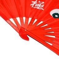 Chinese Kung Fu Tai Chi Fan Arts Dance/Practice Performance Bamboo Folding Fan (Dragon And Phoenix blue background) N29