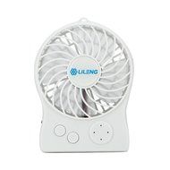 iKKEGOL Mini Portable Wireless Rechargeable Super Strong Wind Fluorescence Cooling Desk Fan - 3 Mode Wind Speed... N4