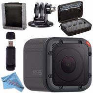 GoPro HERO5 Session CHDHS-501 + Custom GoPro Case for GoPro HERO and GoPro Accessories + Tripod Adapter For GoPro...