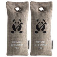 Bamboo Charcoal Air Purifiers by ZooBamboo - Fragrance Free Odor Eliminator Freshener and Dehumidifier for Smokers... N8