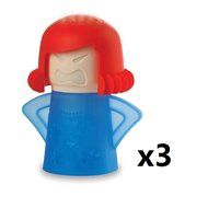 WaLaiKa@ Angry mum image microwave cleaner Microwave oven Steam cleaner container MaMa's best helper(Purple) N4