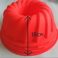 FLY Large Spiral Shape Cake Pan Bread Chocolate Bakeware Silicone Mold